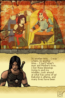 Battles of Prince of Persia (Nintendo DS) screenshot: Story