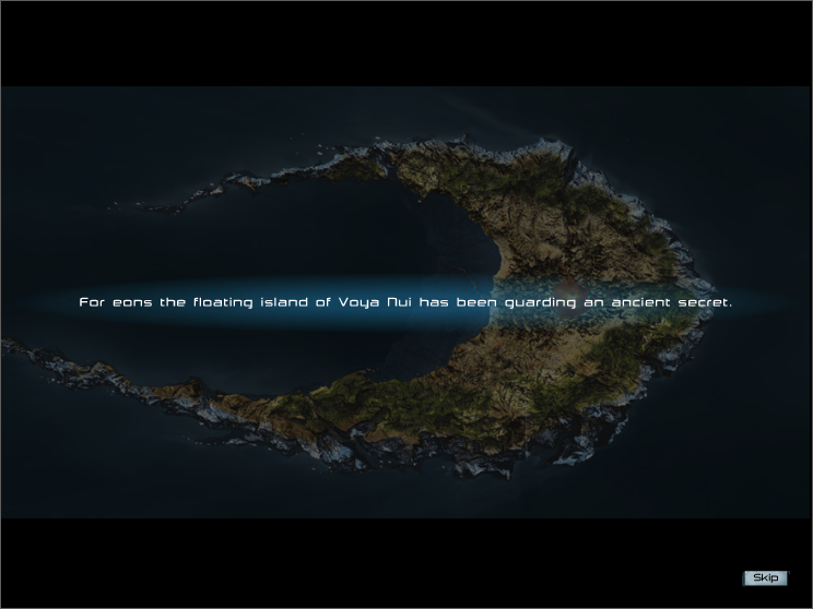 Voya Nui Online Game (Browser) screenshot: Opening story.