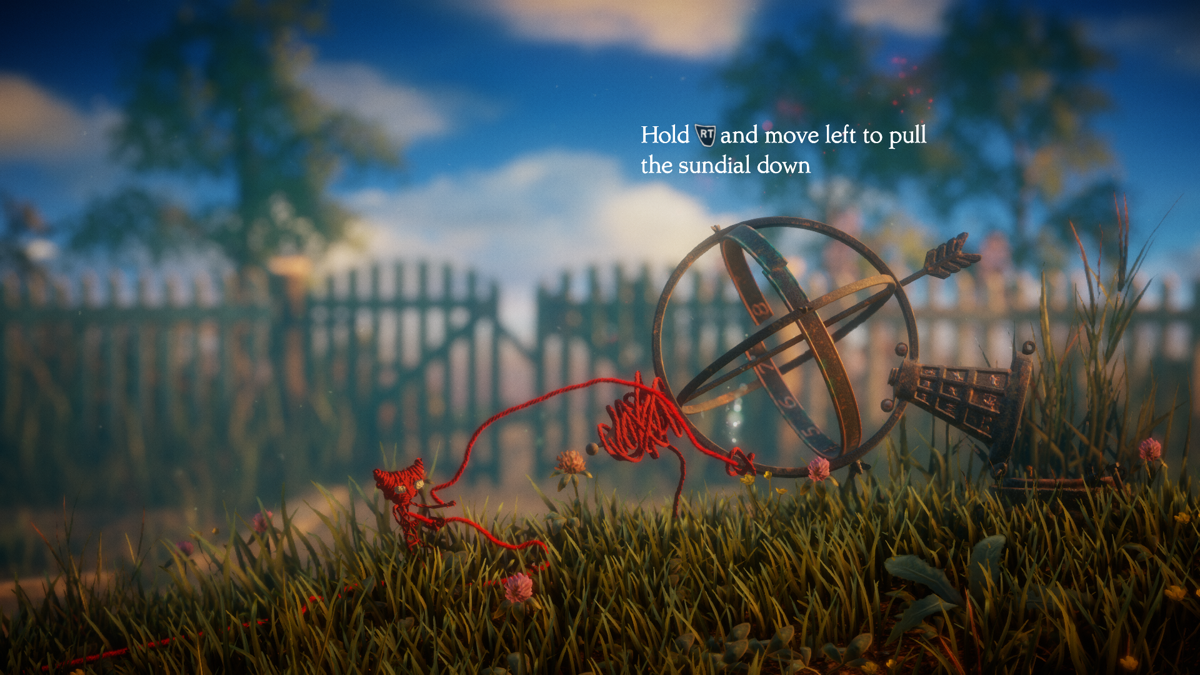 Unravel (Windows) screenshot: You can pull various objects with the twine