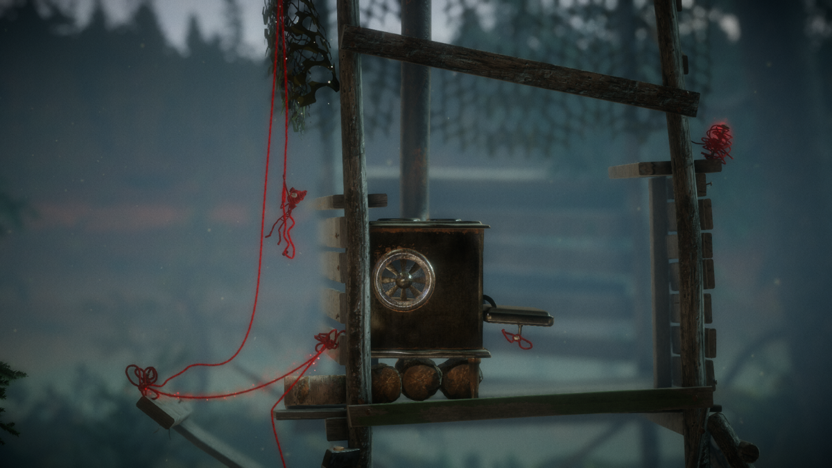 Unravel (Windows) screenshot: Getting across is easy; finding a way to get the secret is a bit tricky