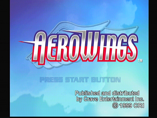 AeroWings (Dreamcast) screenshot: Title Screen