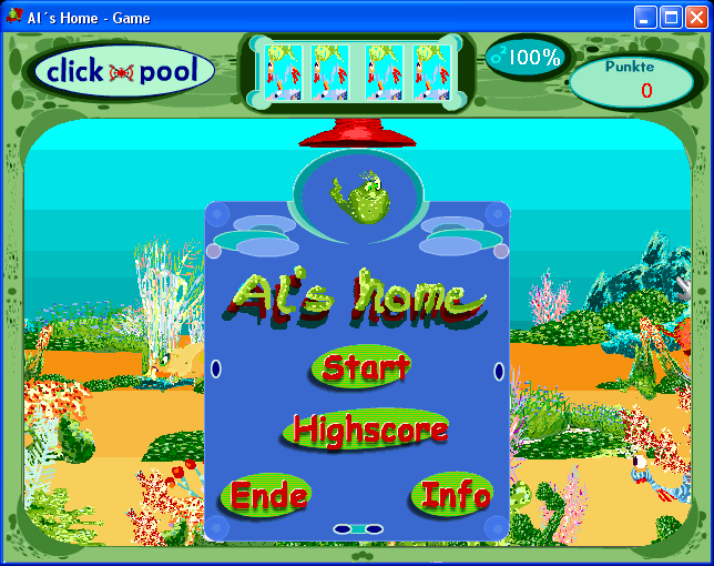 Al's Home (Windows) screenshot: Main menu