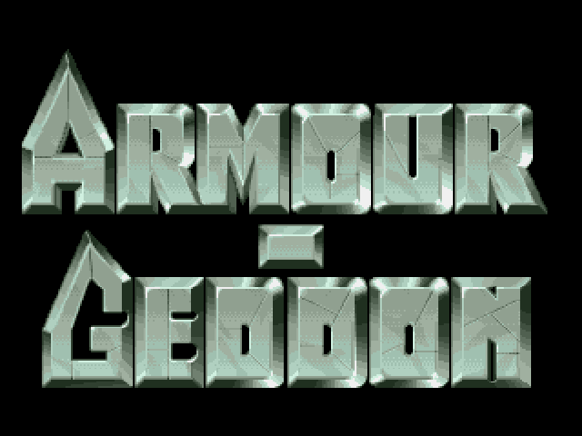Armour-Geddon (Amiga) screenshot: Title screen