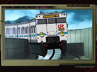 Neon Genesis Evangelion: Kōtetsu no Girlfriend (PlayStation) screenshot: Taking the train to school and back