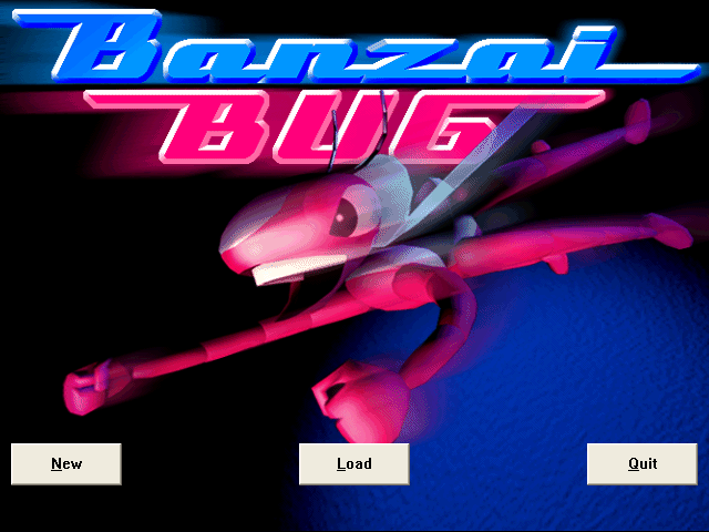 Banzai Bug (Windows) screenshot: Title screen