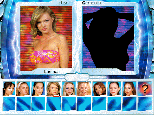 Bikini Karate Babes (Windows) screenshot: Characters