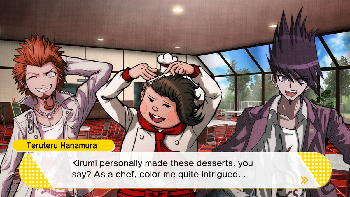 Danganronpa V3: Killing Harmony (Windows) screenshot: Many unlikely events can happen in this mode