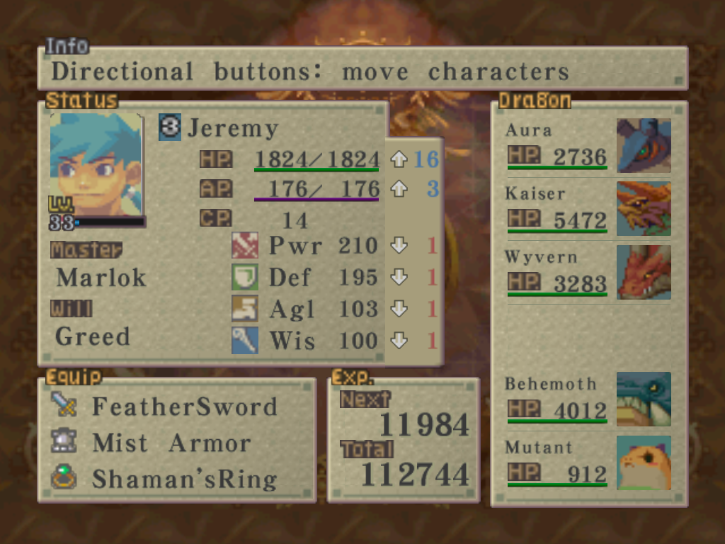 Screenshot of Breath of Fire IV Windows 2000 MobyGames