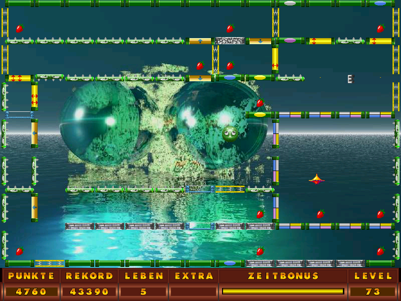 Bump Over (Windows) screenshot: Level 73 - Final Level of Full Version Patch 1.1