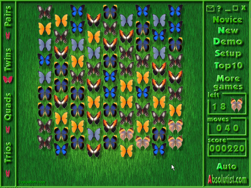 ButterFlight (Windows) screenshot: Twins game mode