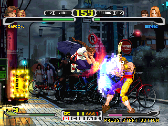 Screenshot Of Capcom Vs Snk Pro Playstation 2000 Mobygames 