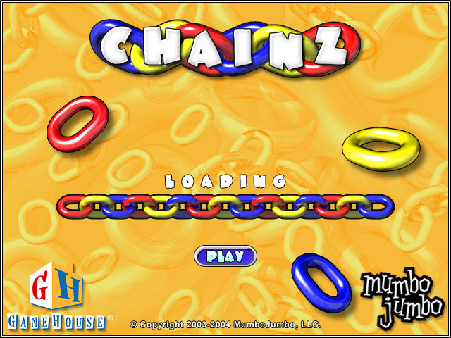 Chainz (Windows) screenshot: Title screen
