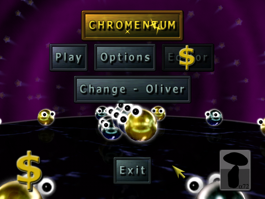 Chromentum (Windows) screenshot: Main menu