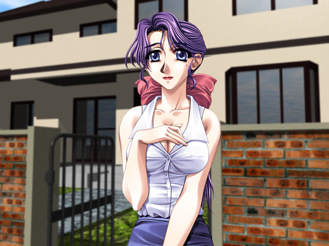 Gibo: Stepmother's Sin (Windows) screenshot: Misako Yagami, Yusuke's step mother