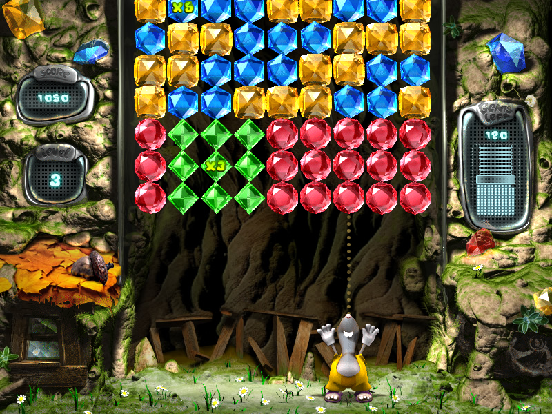 Diamond Drop (Windows) screenshot: Begin Level 3