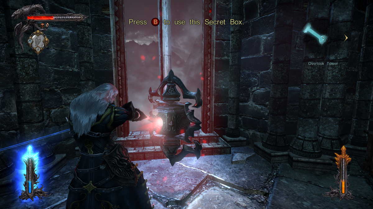 Castlevania: Lords of Shadow 2 - Revelations (Windows) screenshot: A secret box