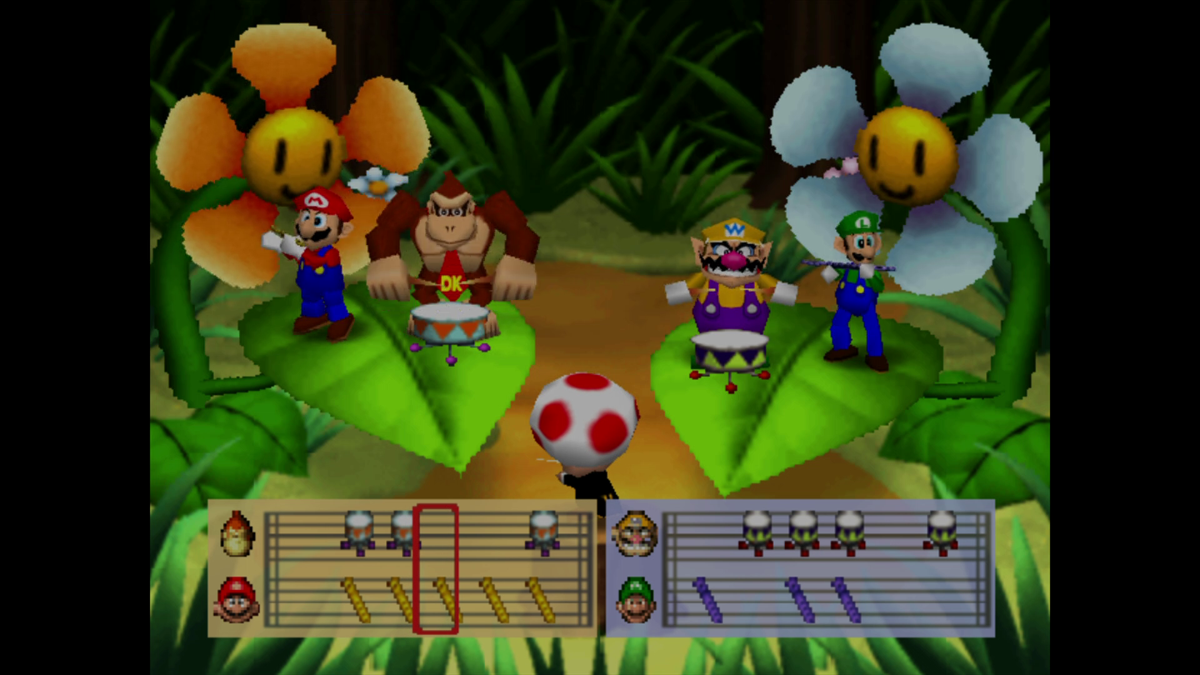 Mario Party 2 (Wii U) screenshot: Toad Bandstand