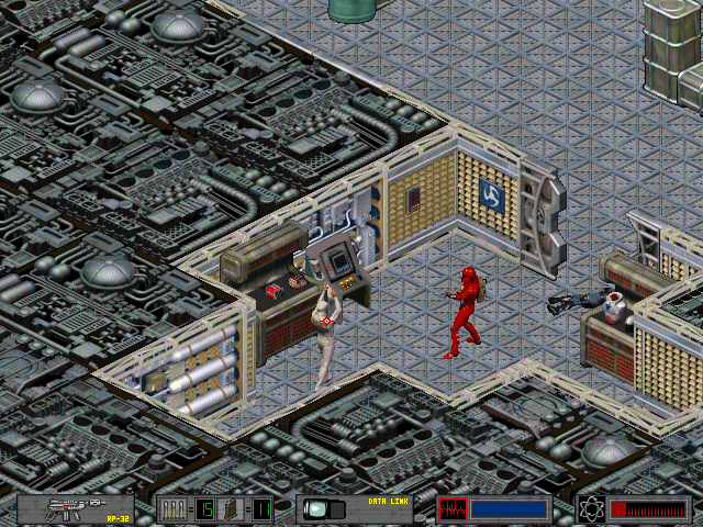 Crusader: No Regret (DOS) screenshot: You can kill innocent people too.