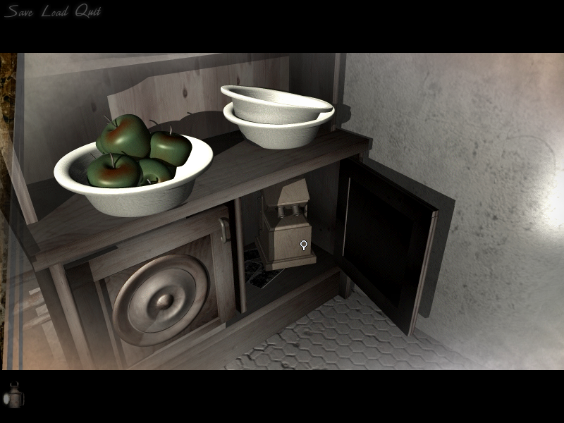 Lights Out (Windows) screenshot: There's something in the cabinet
