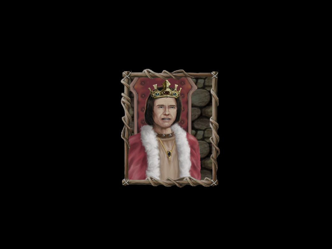 Defender of the Crown: Digitally Remastered Collector's Edition (Windows) screenshot: Geoffrey Longsword is crowned King of England