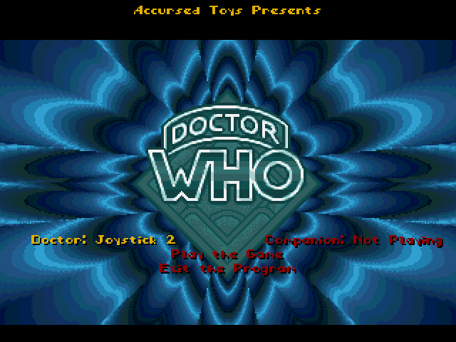 Doctor Who (Amiga) screenshot: Title Screen