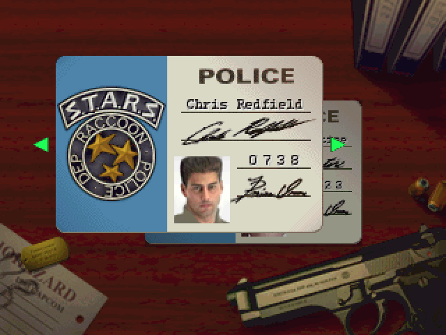 Resident Evil (Windows) screenshot: Character Selection