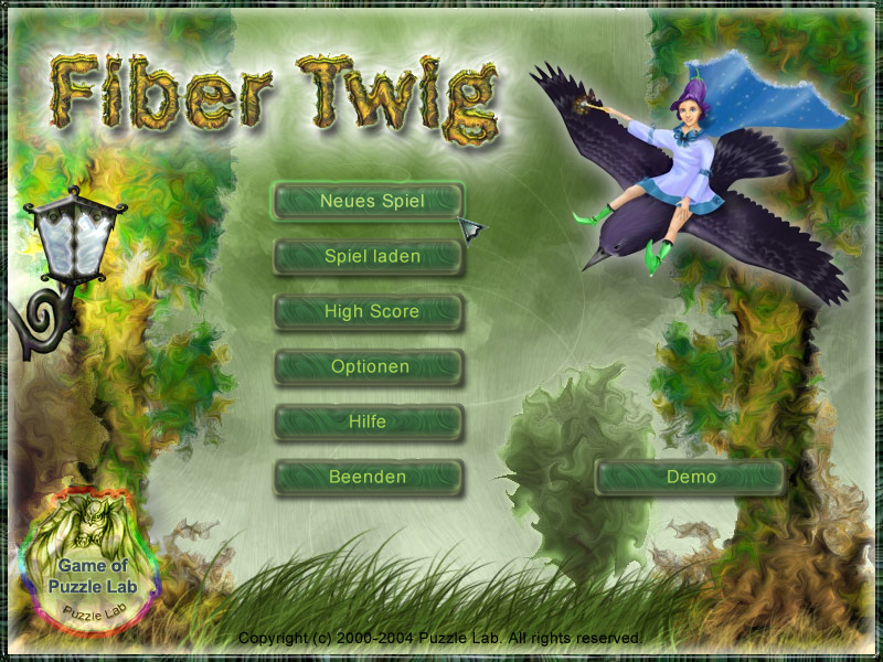 Fiber Twig (Windows) screenshot: Main menu