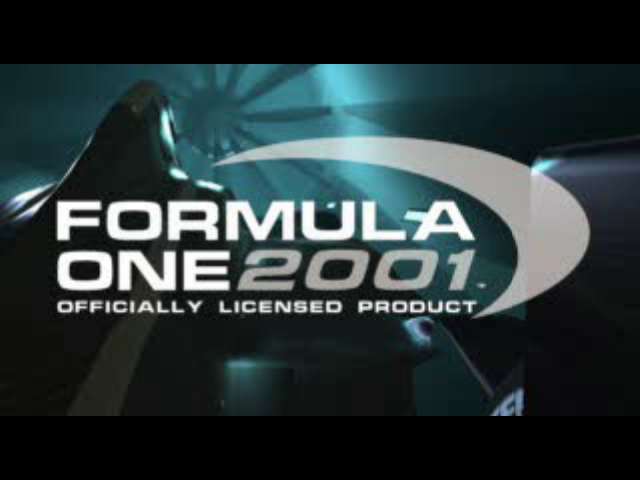 Formula One 2001 (PlayStation) screenshot: Title screen.
