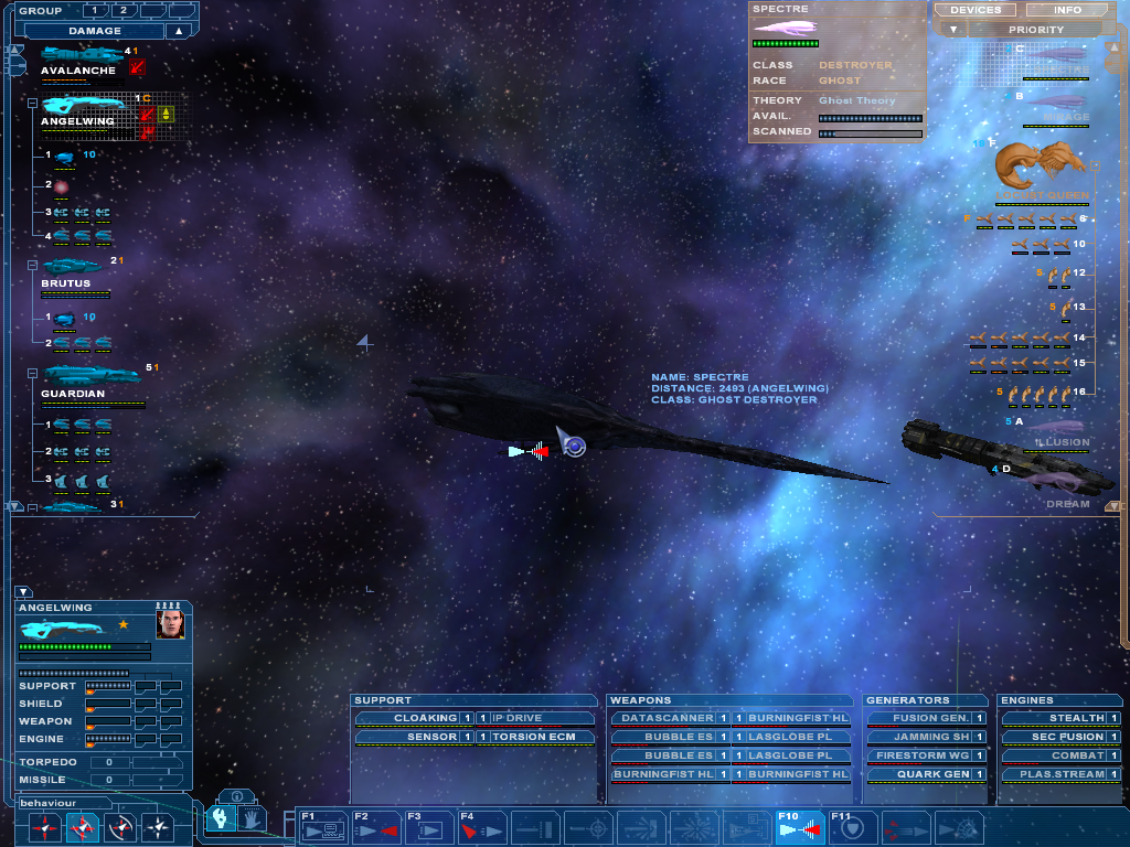 Nexus: The Jupiter Incident (Windows) screenshot: Ghost ship (literally)