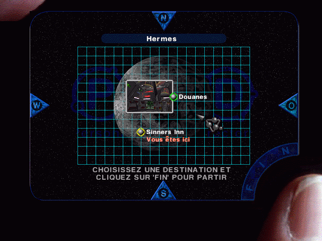 Privateer 2: The Darkening (Windows) screenshot: planet locations