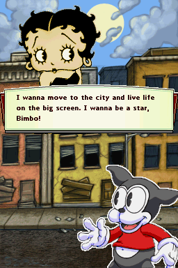 Betty Boop's Double Shift (Nintendo DS) screenshot: Story