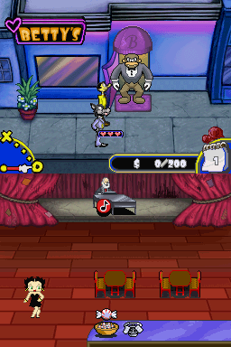 Betty Boop's Double Shift (Nintendo DS) screenshot: Game start