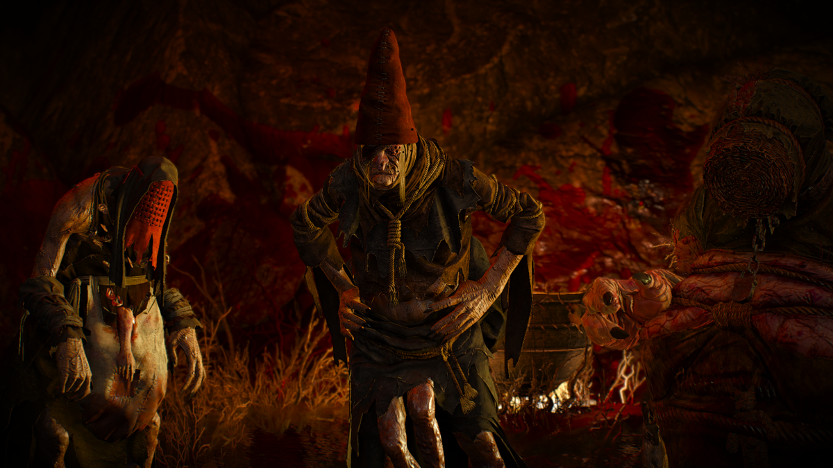 The Witcher 3: Wild Hunt (Windows) screenshot: Three ugly witches