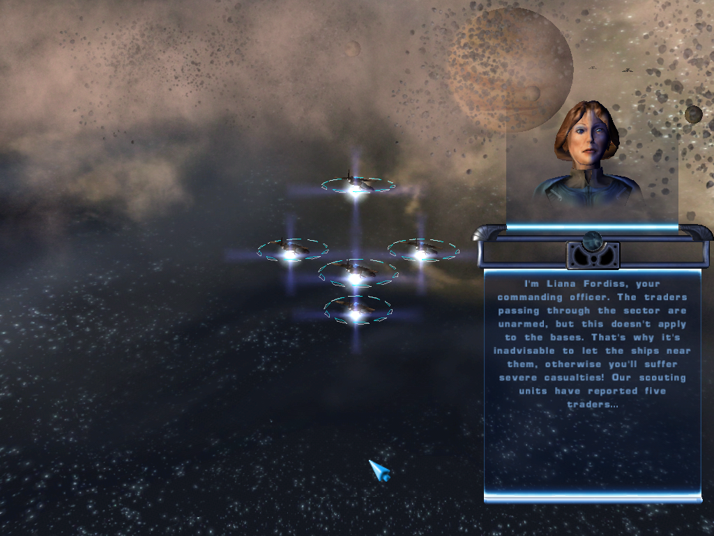 Hegemonia: Legions of Iron (Windows) screenshot: Your first Mars mission begins... sounds easy enough.