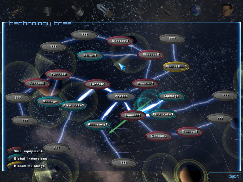 Hegemonia: Legions of Iron (Windows) screenshot: The technology tree can help you decide what to research.