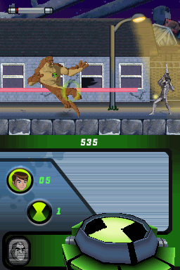Ben 10: Alien Force (Nintendo DS) screenshot: That hurt