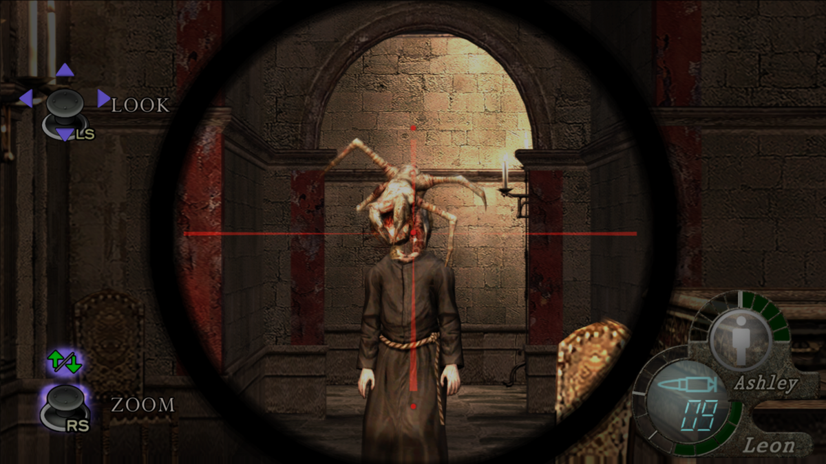 Resident Evil 4: Ultimate HD Edition (Windows) screenshot: Sniper scope