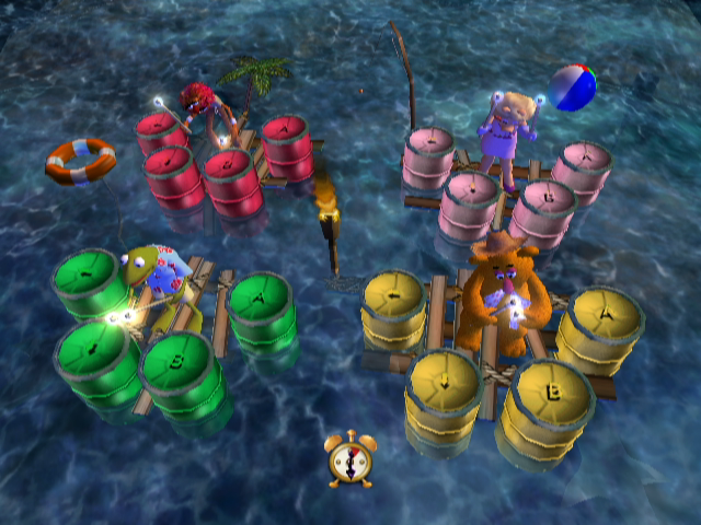 Jim Henson's Muppets Party Cruise (GameCube) screenshot: Steel Drum Mini Game