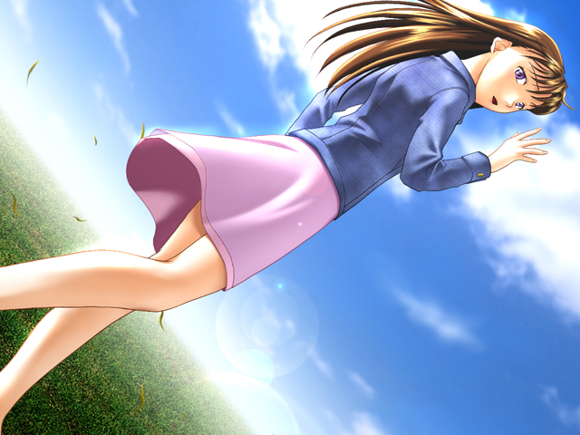 Kana: Little Sister (Windows) screenshot: Kana waves