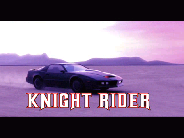 Knight Rider: The Game (Windows) screenshot: Intro Movie - very similar to the TV show