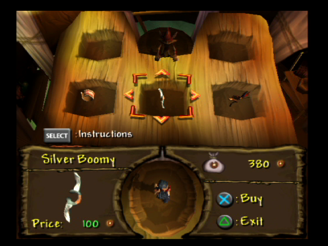 Kya: Dark Lineage (PlayStation 2) screenshot: Visit stores to buy items