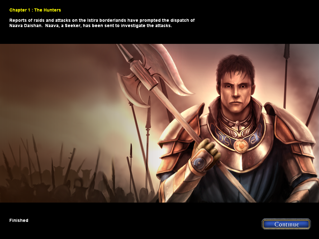 Kohan II: Kings of War (Windows) screenshot: Every mission begins with a short introduction
