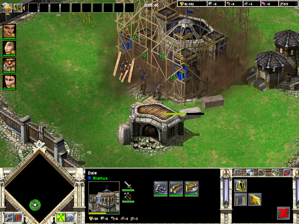 Kohan II: Kings of War (Windows) screenshot: The game is zoomable so that you can watch your units close-up