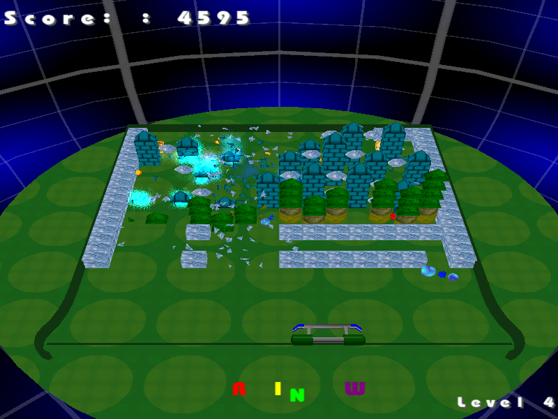Magic Ball Christmas Edition (Windows) screenshot: Now that is a mess.
