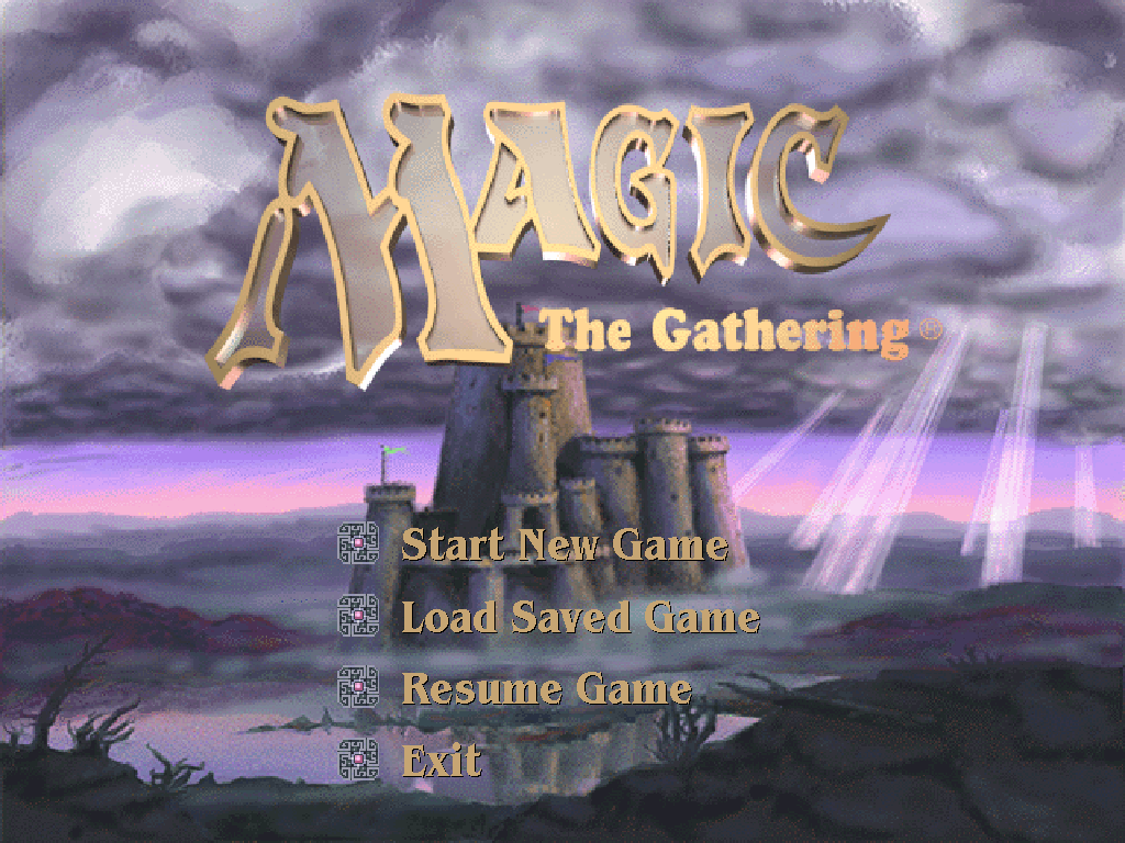 Magic: The Gathering (Windows) screenshot: Main Menu