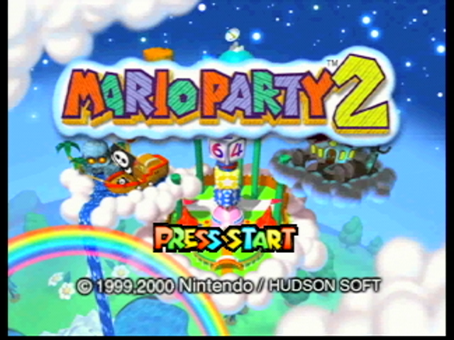 Mario Party 2 (Nintendo 64) screenshot: Title screen