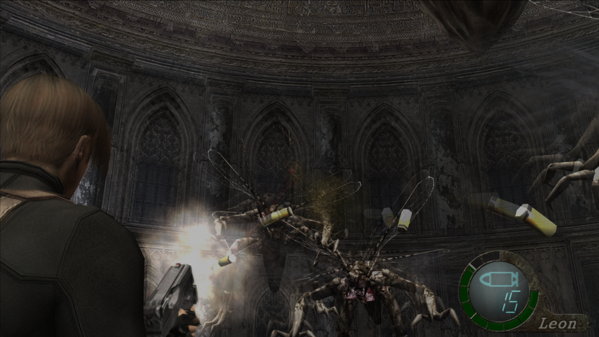 Resident Evil 4: Ultimate HD Edition (Windows) screenshot: Some moths (lore says they were human before)