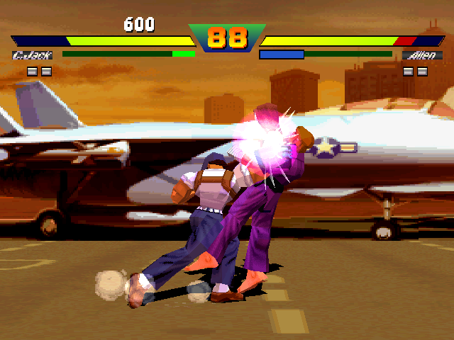 Screenshot of Street Fighter Collection (PlayStation, 1997) - MobyGames