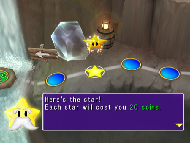 Mario Party 5 (GameCube) screenshot: Here's the location of the next star