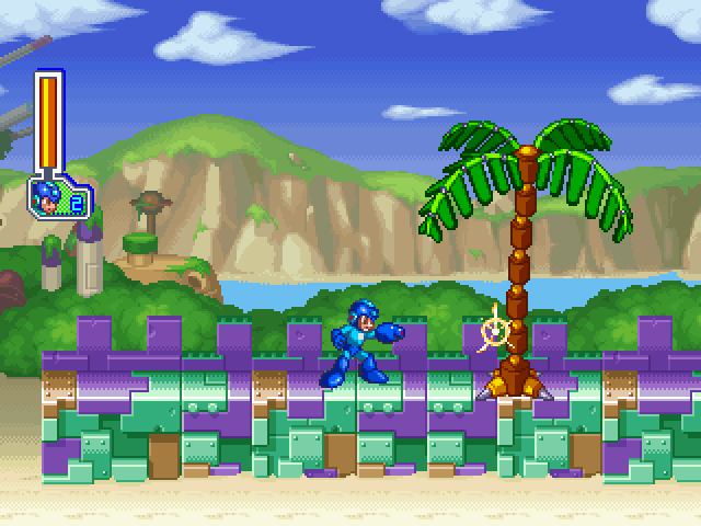 Mega Man 8: Anniversary Edition (PlayStation) screenshot: Starting the game